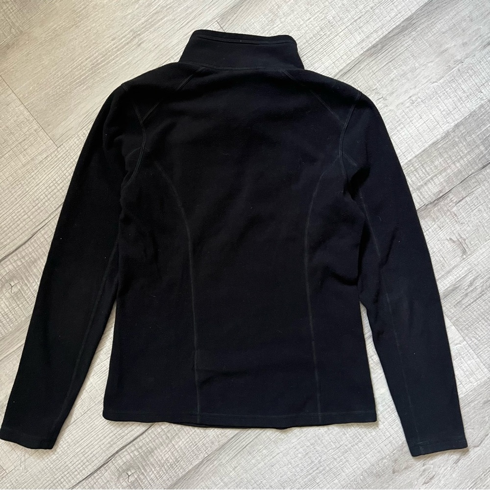 THE NORTH FACE Fleece Quarter Zip Jacket Sweater Size XS Black - Picture 3 of 10
